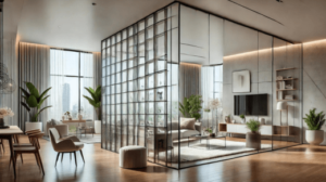 Transform Your Home with a Modern Block Glass Wall Design
